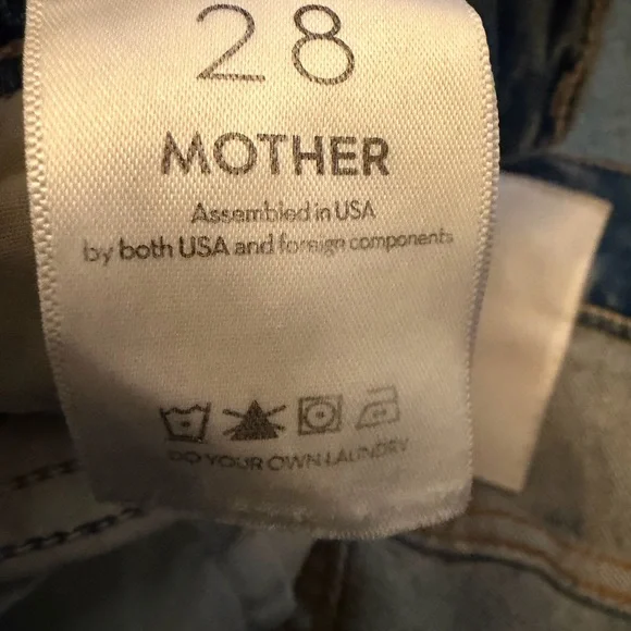 MOTHER The Hustler Roller Fray Jeans 28 - Picture 7 of 9